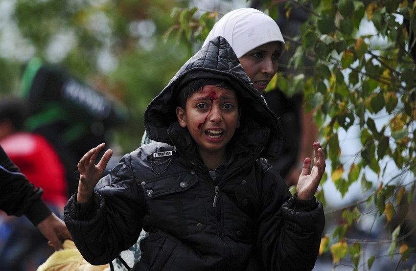 Dečak migrant kod Đevđelije