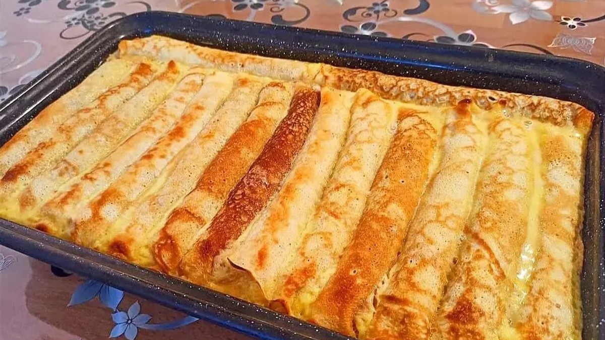 Ružine zalivene palačinke sa orasima