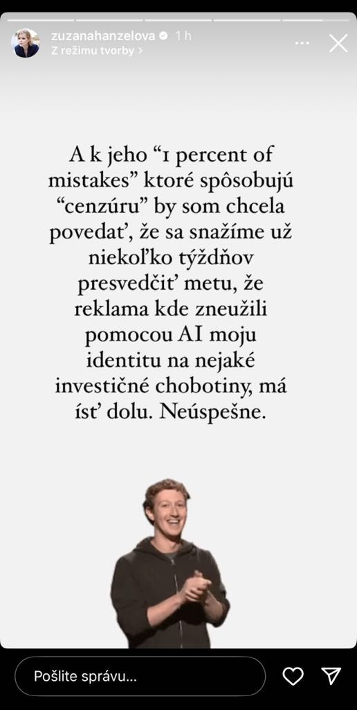 Kovačič Hanzelová zareagovala na ohlásenú zmenu. 
