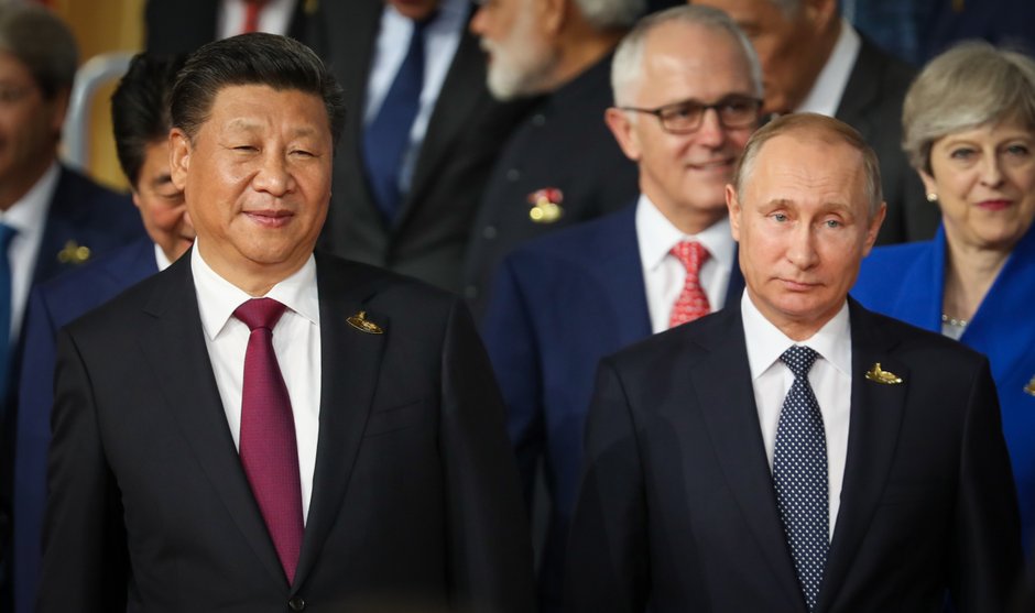 Xi Jinping i Władimir Putin