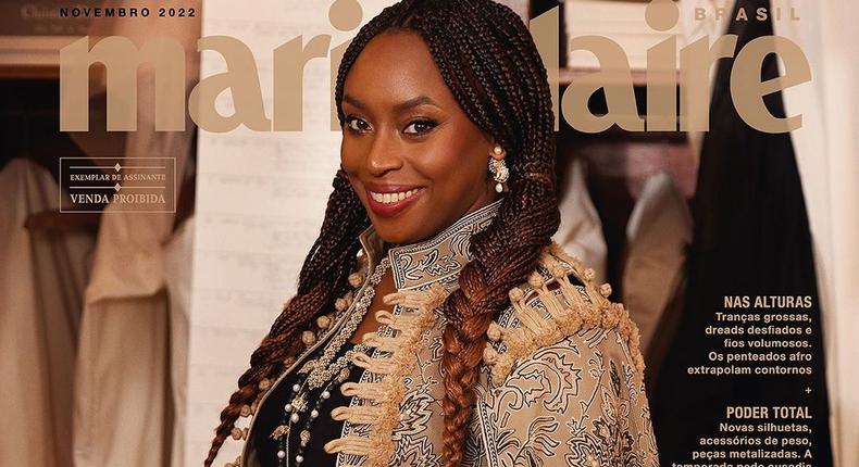 Chimamanda for Marie Claire Brazil [Instagram/marieclaire]