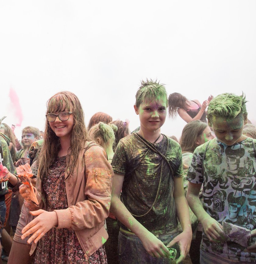 Festiwal kolorów w Łodzi