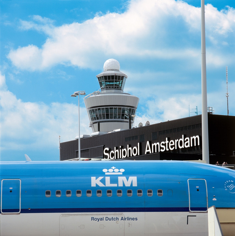 Lotnisko Schiphol baza KLM