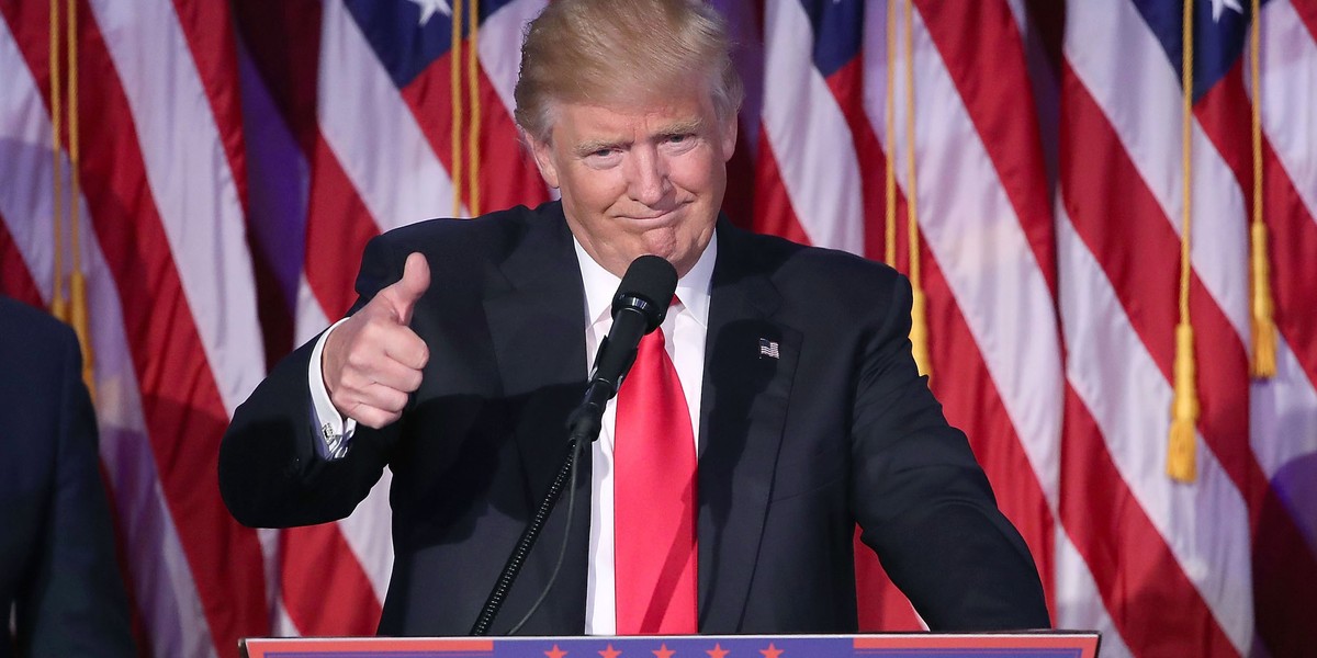 Donald Trump's shocking victory is defying all of the doomsday markets predictions that preceded it