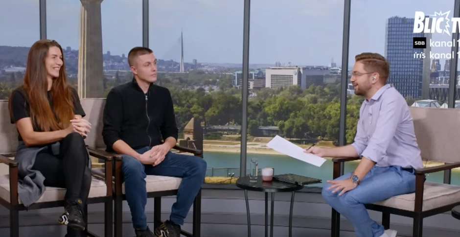 Emilija i Đorđe gostovali su na Blic TV