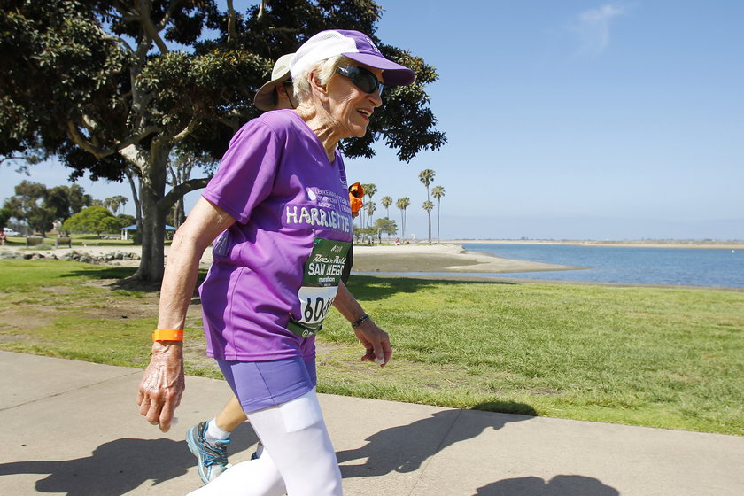 Harriette Thompson najstarsza kobieta, która przebiegła maraton!
