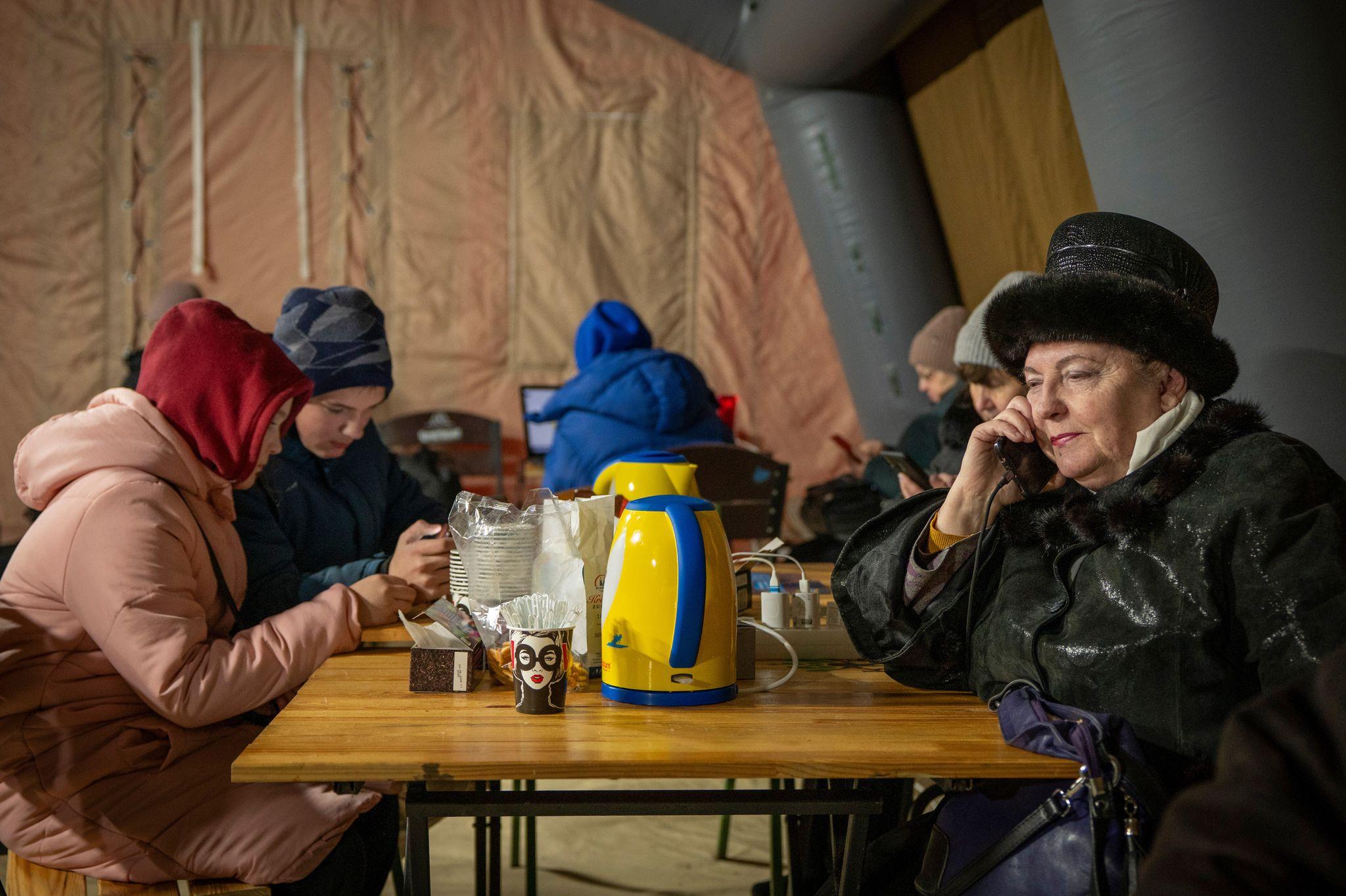 Kiew im Blackout: Hunderttausende frieren bei minus 20 Grad