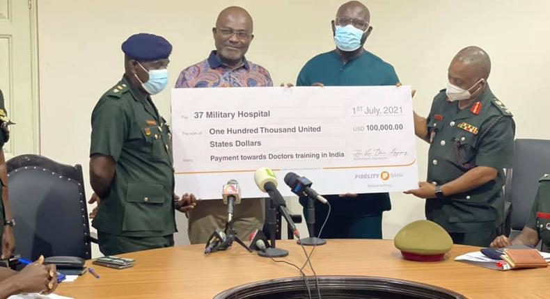 Ken Agyapong gives $100k to train specialists for 37 Military Hospital Cardio Centre