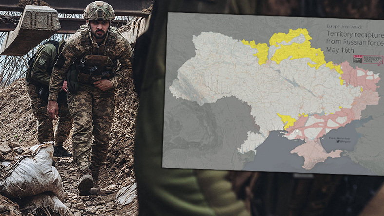 ​​Według ukraińskich źródeł siły ukraińskie przekroczyły rzekę Doniec w pobliżu Charkowa i zajęły pozycje w dwóch wsiach