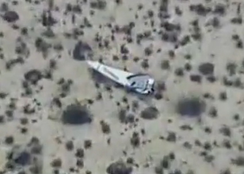 "Letelica nakon pada u pustinju Mohave"