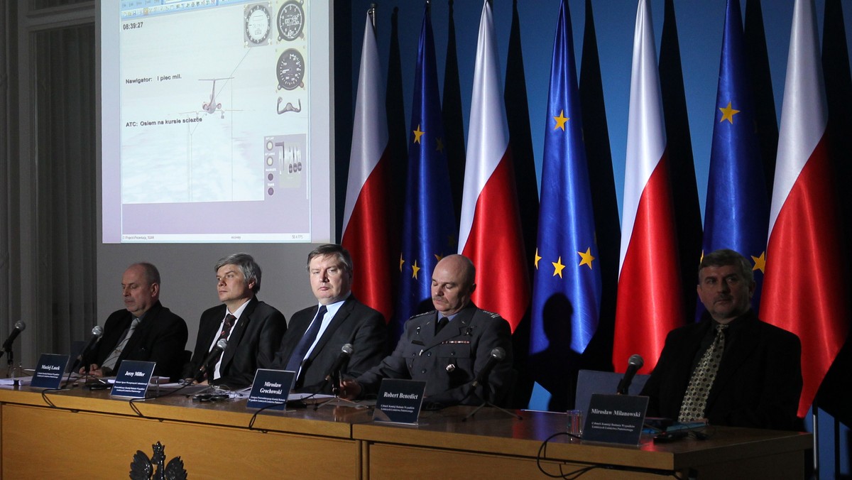 Członkowie Komisji MSWIA, powołanej w celu wyjaśnienia katastrofy smoleńskiej, zaprezentowali podczas konferencji prasowej w Warszawie swoje wnioski. Jerzy Miller, przewodniczący komisji, podkreślił, że nie zaprezentuje ona "nowych wątków, ale te wątki, które MAK pominął". Była to odpowiedź Polski na ujawniony w zeszłym tygodniu raport Międzypaństwowej Komisji Lotniczej, który spotkał się z negatywną reakcją w Warszawie. Z ustaleń polskich śledczych wynika, że kontrolerzy z wieży lotniska w Smoleńsku popełnili wiele błędów.