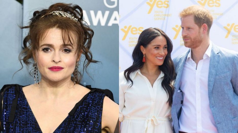 Helena Bonham Carter, księżna Meghan i książę Harry