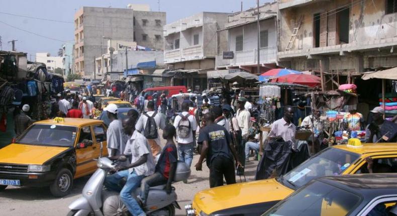 Marché de Colobane à Dakar