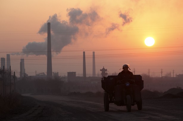 Wchód słońca w prowincji Shanxi