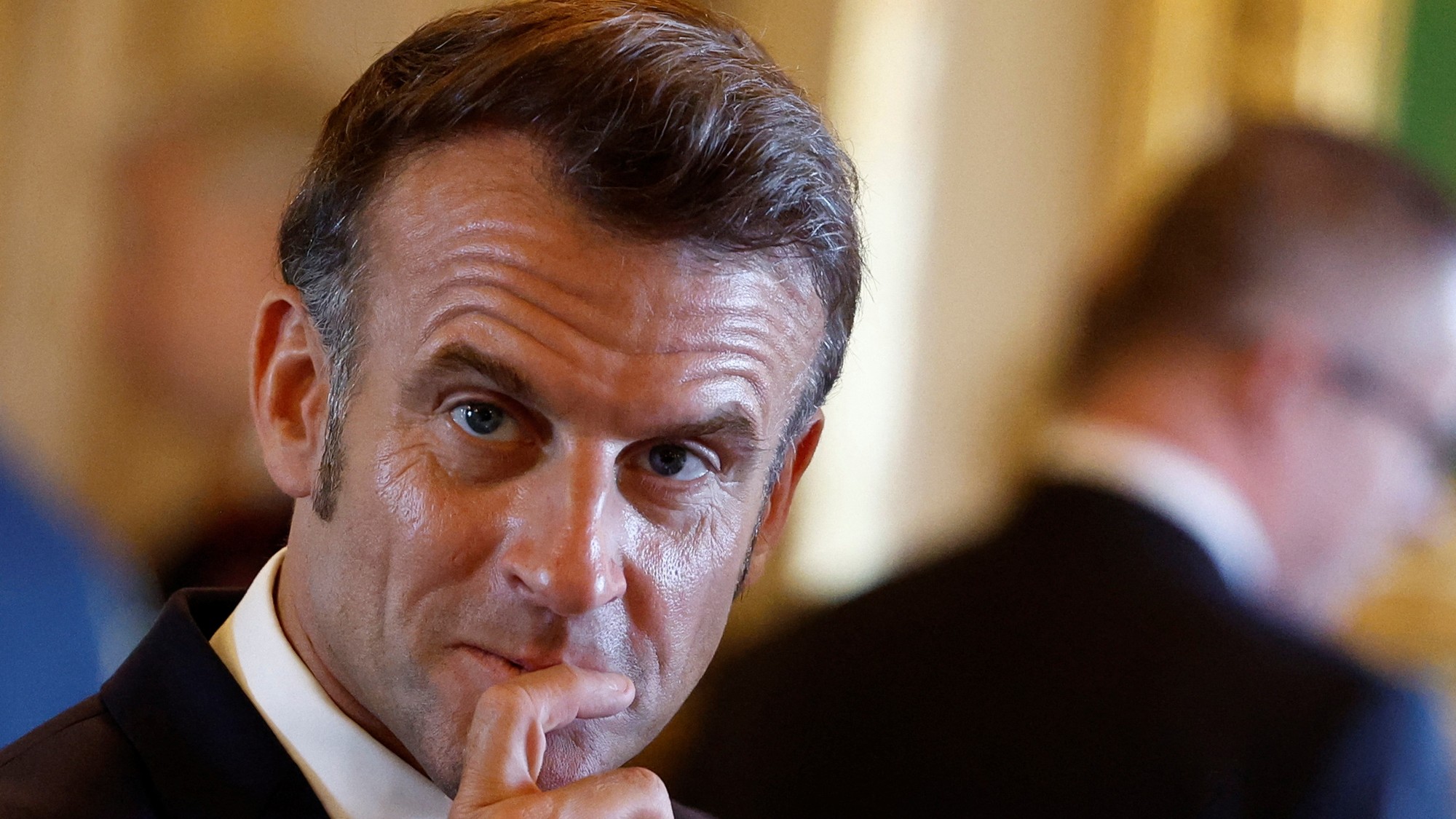 Francúzsky prezident Macron na návšteve Británie, BENJAMIN CREMEL/ REUTERS