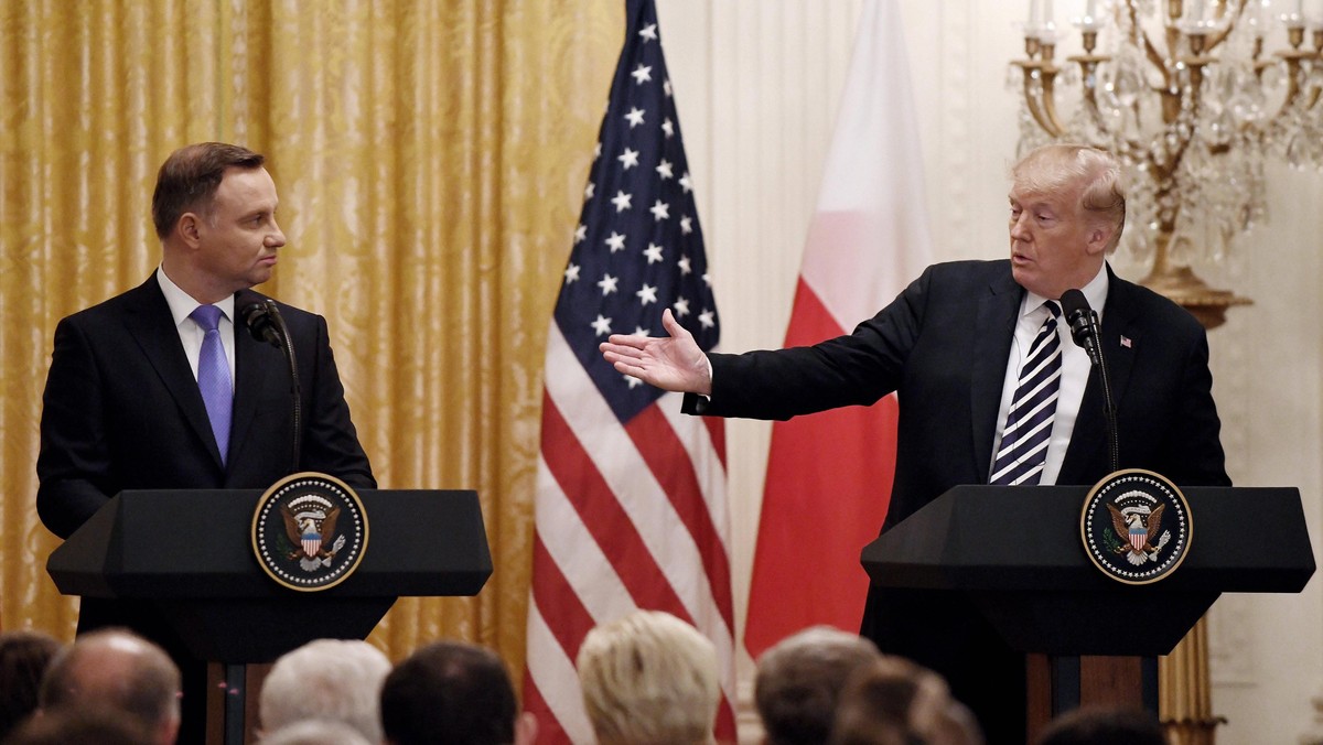 Donald Trump Andrzej Duda