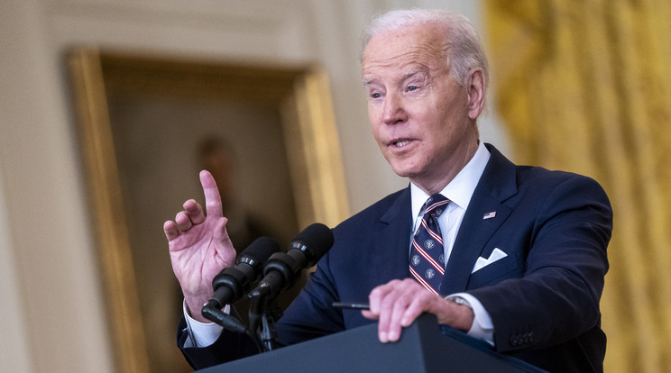 Joe Biden bejelentette az Oroszországgal szembeni szankciókat /Fotó: EPA/SHAWN THEW