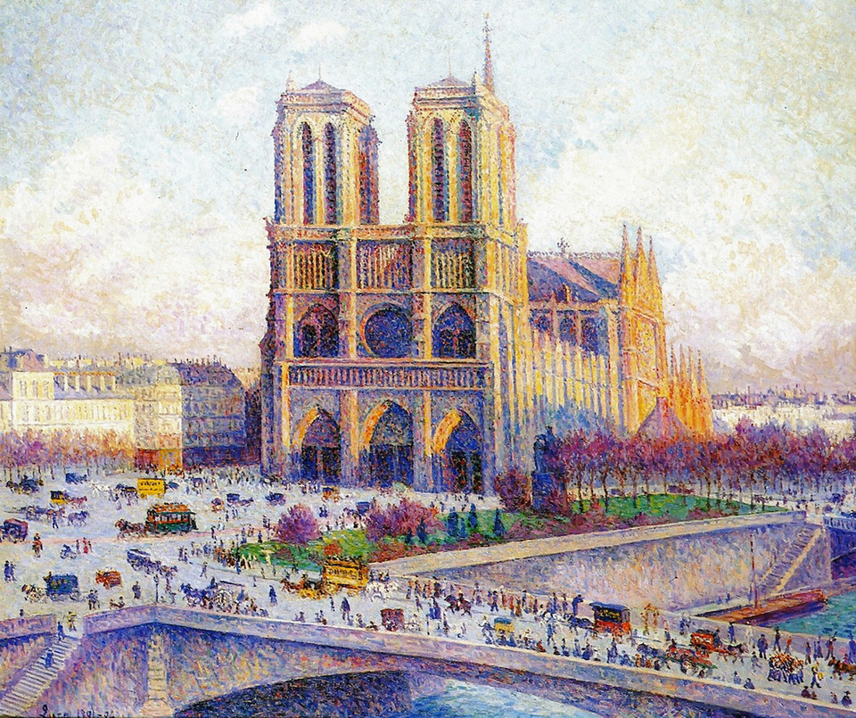 "Bulwar Saint-Michel i Notre Dame", Maximilien Luce