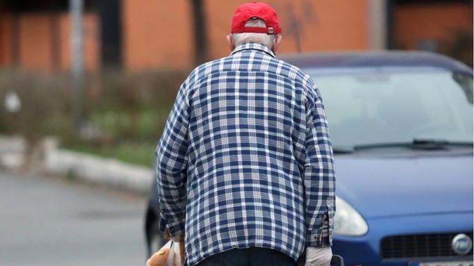 Penzioner, ilustracija