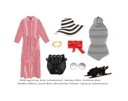 Wokół plaży. STYLIZACJE ze strojami kąpielowymi w klimacie retro