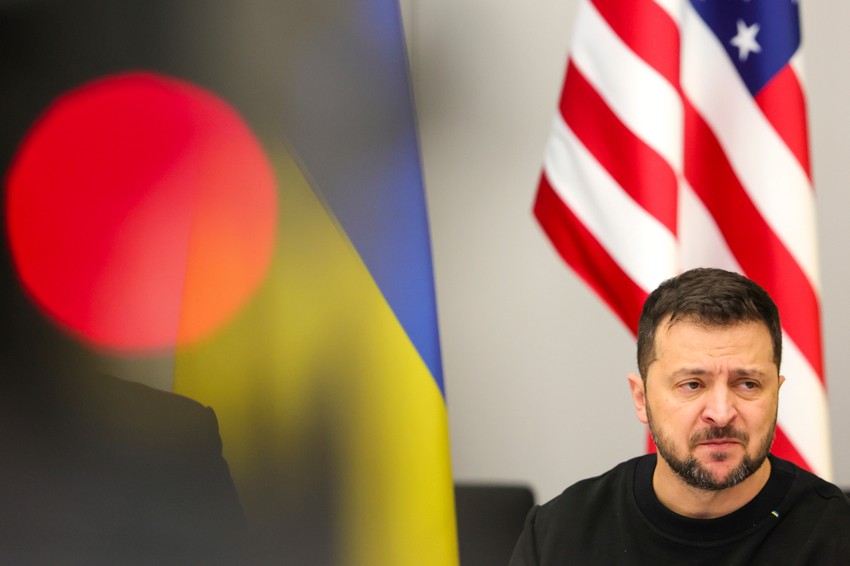 Volodimir Zelenski u sedištu NATO u Briselu 11. oktobra