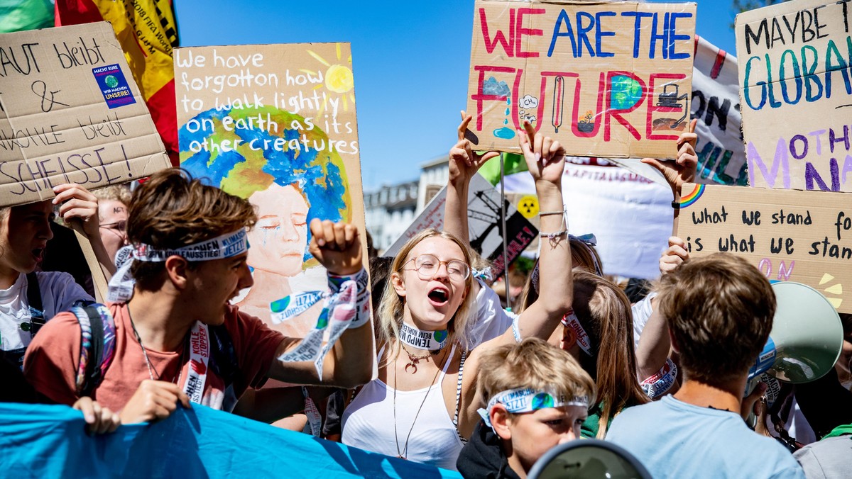 'Fridays for Future' Climate Demonstration In Aachen