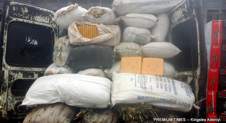 Kano agency intercepts vehicle with Indian hemp worth N30m/Illustration. [premiumtimesng]