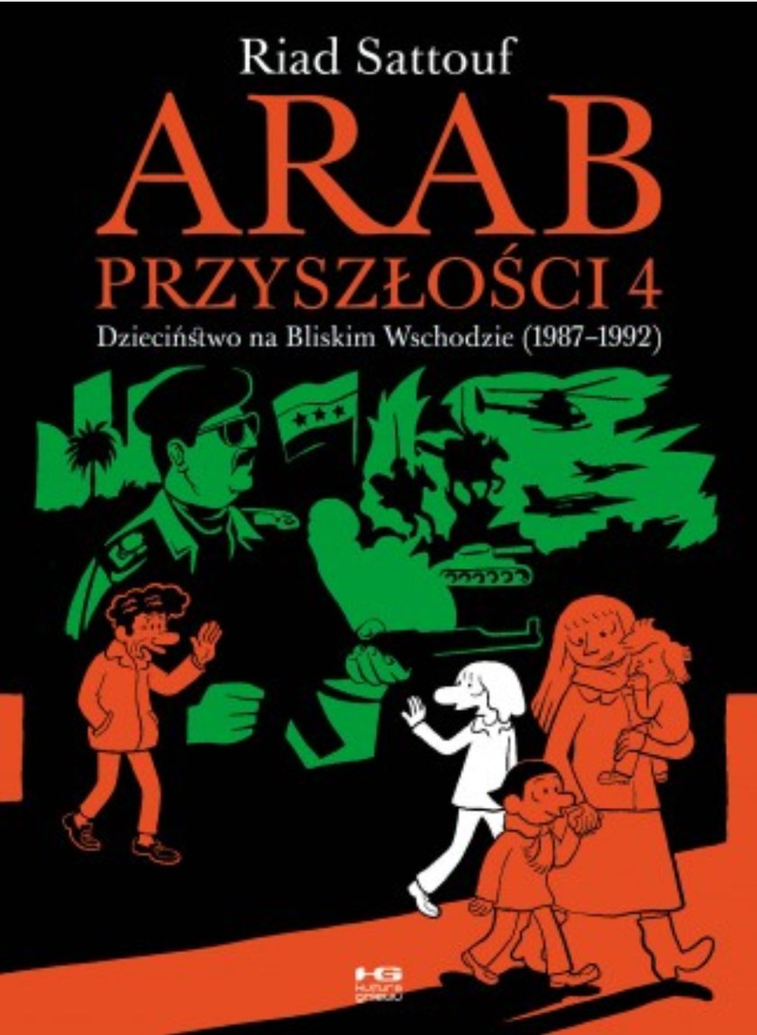 "Arab przyszłości 4. (1987-1992)". Okładka tomu 4.