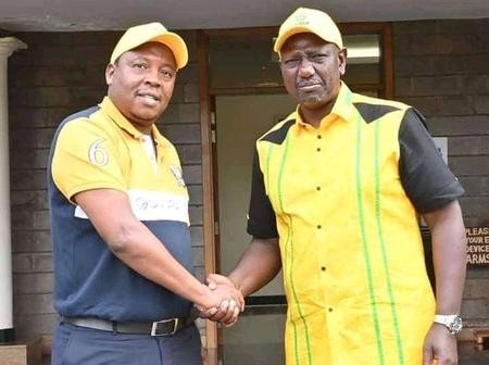 Deputy President William Ruto with George Gachagua