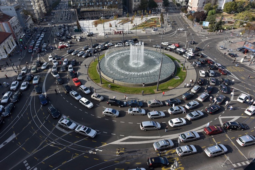 Taksisti, Slavija protest 11. dan