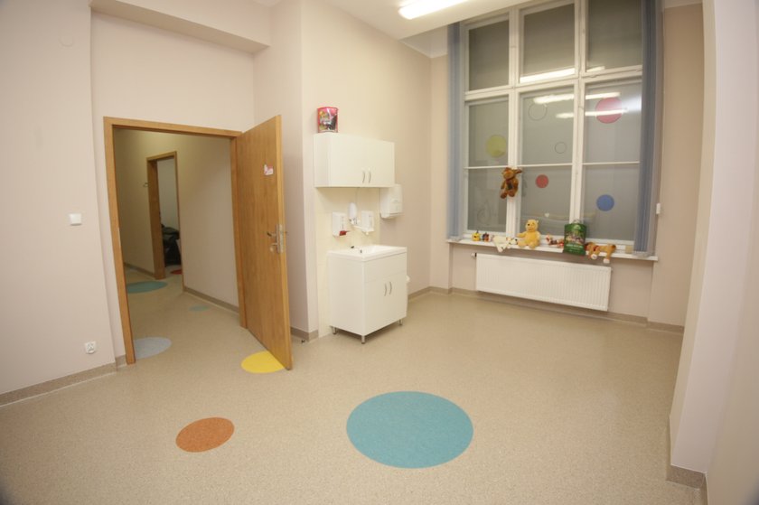 Sala w przychodni Fundacji Wrocławskie Hospicjum dla Dzieci