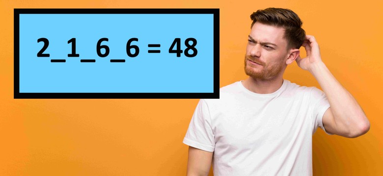 Szybka zagadka: Uzupełnij równanie. Masz na to 30 sekund!