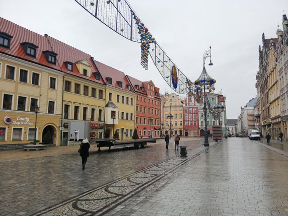 Demontaż Jarmarku Bożonarodzeniowego we Wrocławiu