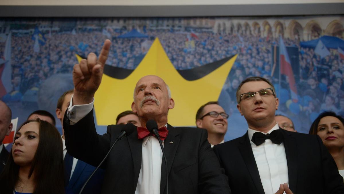 WARSZAWA WYBORY PREZYDENCKIE SZTAB KORWIN-MIKKE