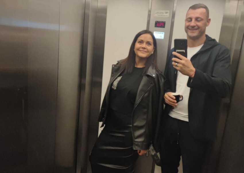 Silvija Nedeljković sa mužem