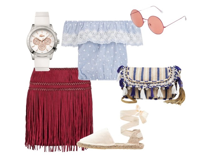 Odkryte ramiona. STYLIZACJE