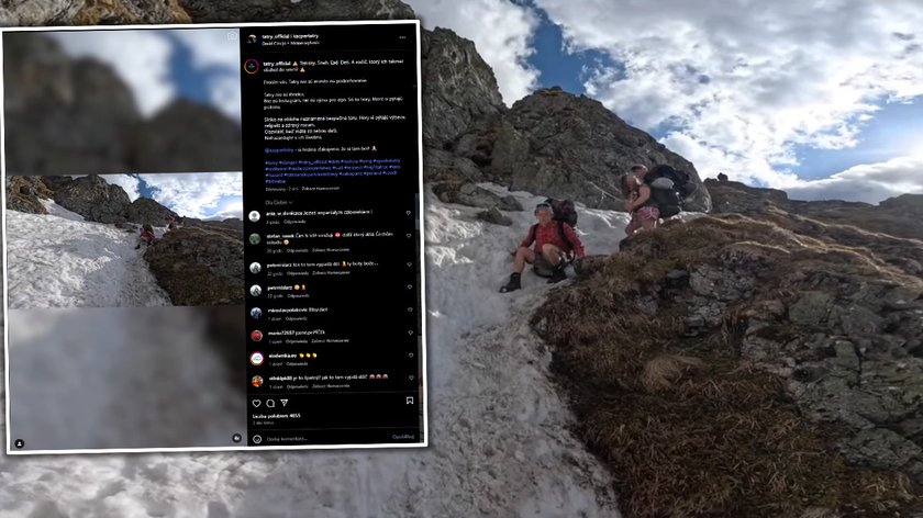 Recklessness in the Tatra Mountains. The Pole saves his family on the icy trail