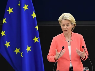 Przewodnicząca Komisji Europejskiej, Ursula von der Leyen, wygłasza doroczne orędzie o stanie Unii