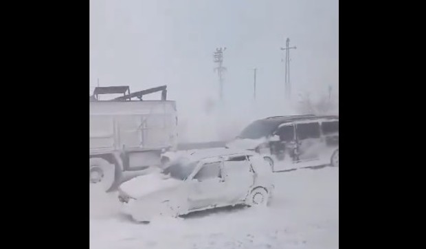 Sneg u Turskoj, ilustracija