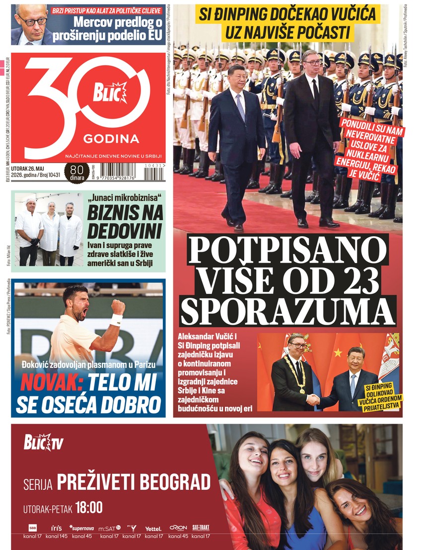 BLIC NASLOVNA