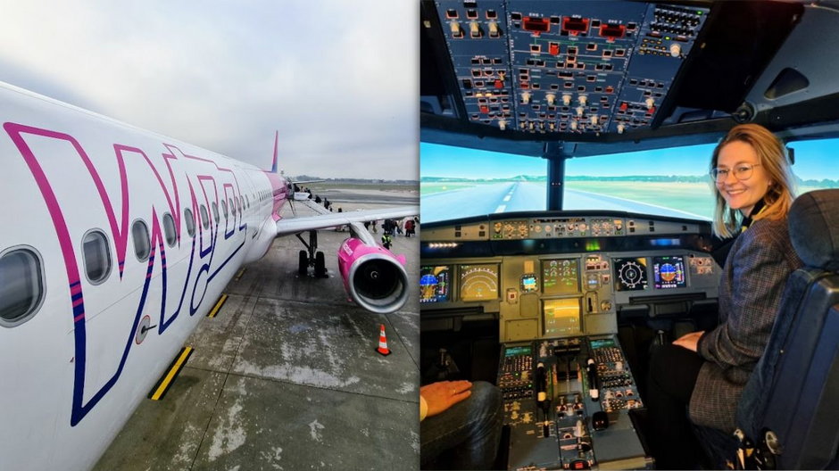 Piloci Wizz Air szkolą się na nowym urządzeniu. "Na chwilę zasiadłam w kokpicie"
