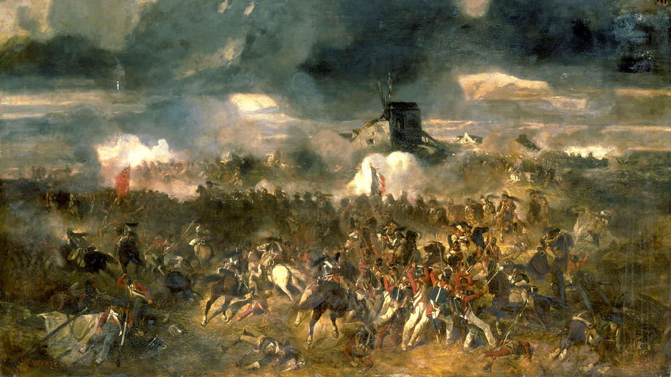 Clément-Auguste Andrieux "Bitwa pod Waterloo, 18 czerwca 1815"