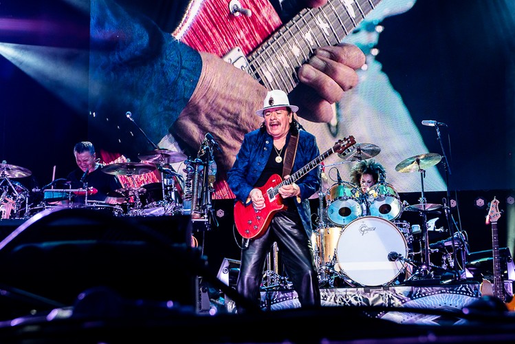 Carlos Santana na Life Festival Oświęcim. fot, Mateusz Moskała