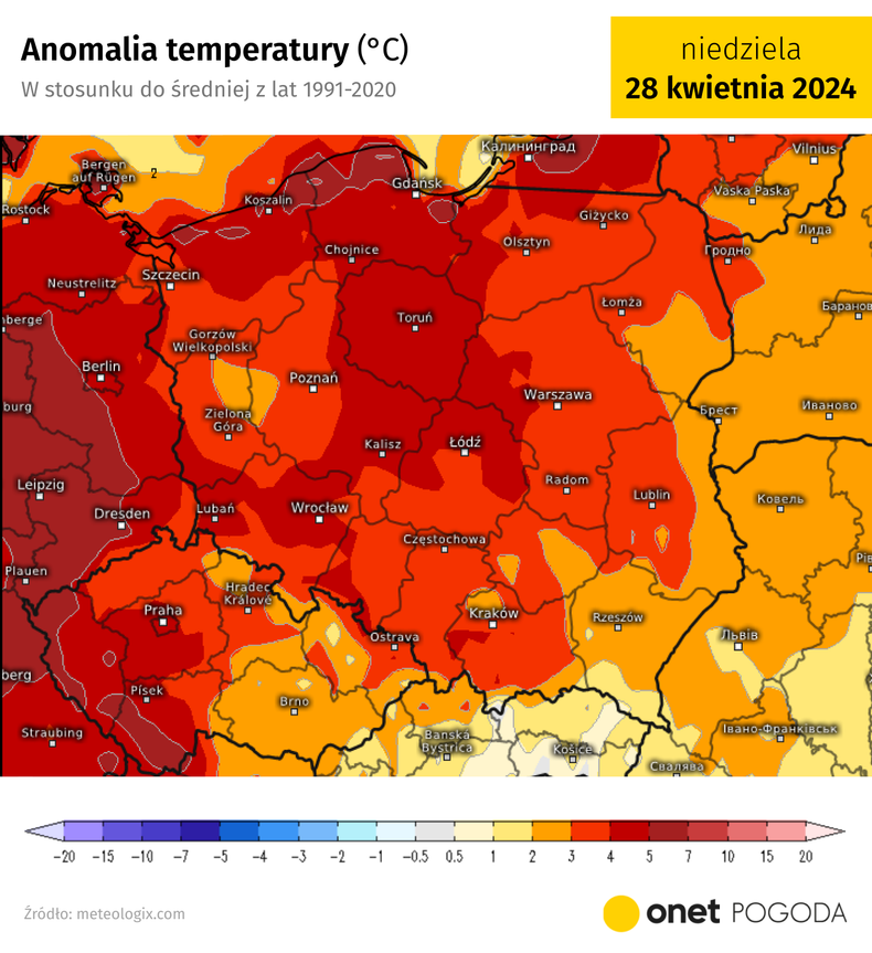 Już w weekend wrócą temperatury powyżej normy