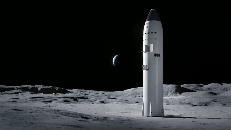 Pierwszy komercyjny lądownik księżycowy NASA. Zaprojektuje go Elon Musk!