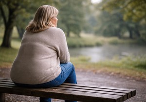 Zabrinuta, tužna žena