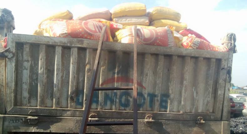 Customs intercept 5 truck loads of rice, other goods with N118.1m DPV (NAN)