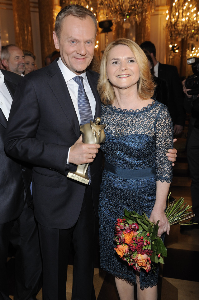 Donald Tusk z żoną Małgorzatą