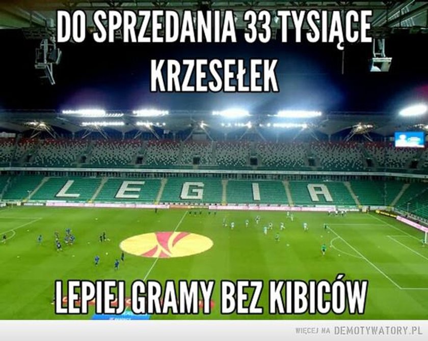 Mecz Real-Legia. Memy