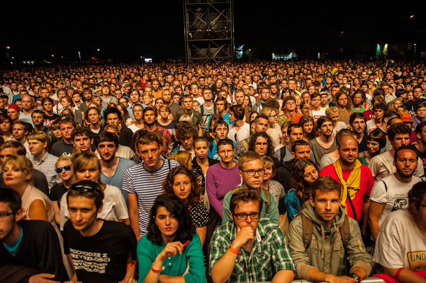 OFF Festival 2012 - publiczność (fot. Monika Stolarska / Onet)